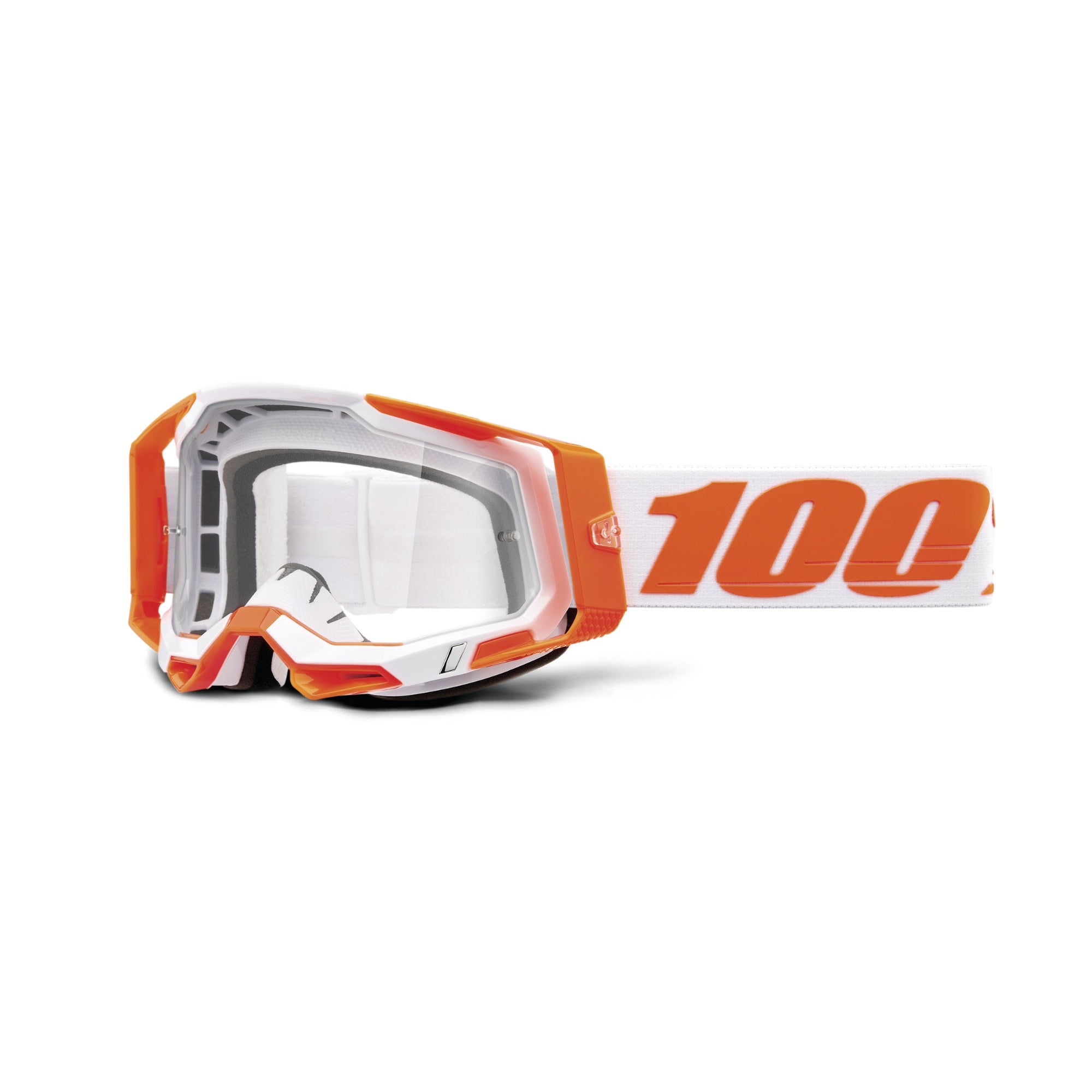 100% Racecraft 2 Goggles Orange / Clear Lens FREE 1 YEAR Returns, FREE UK Delivery | ThrottleChimp