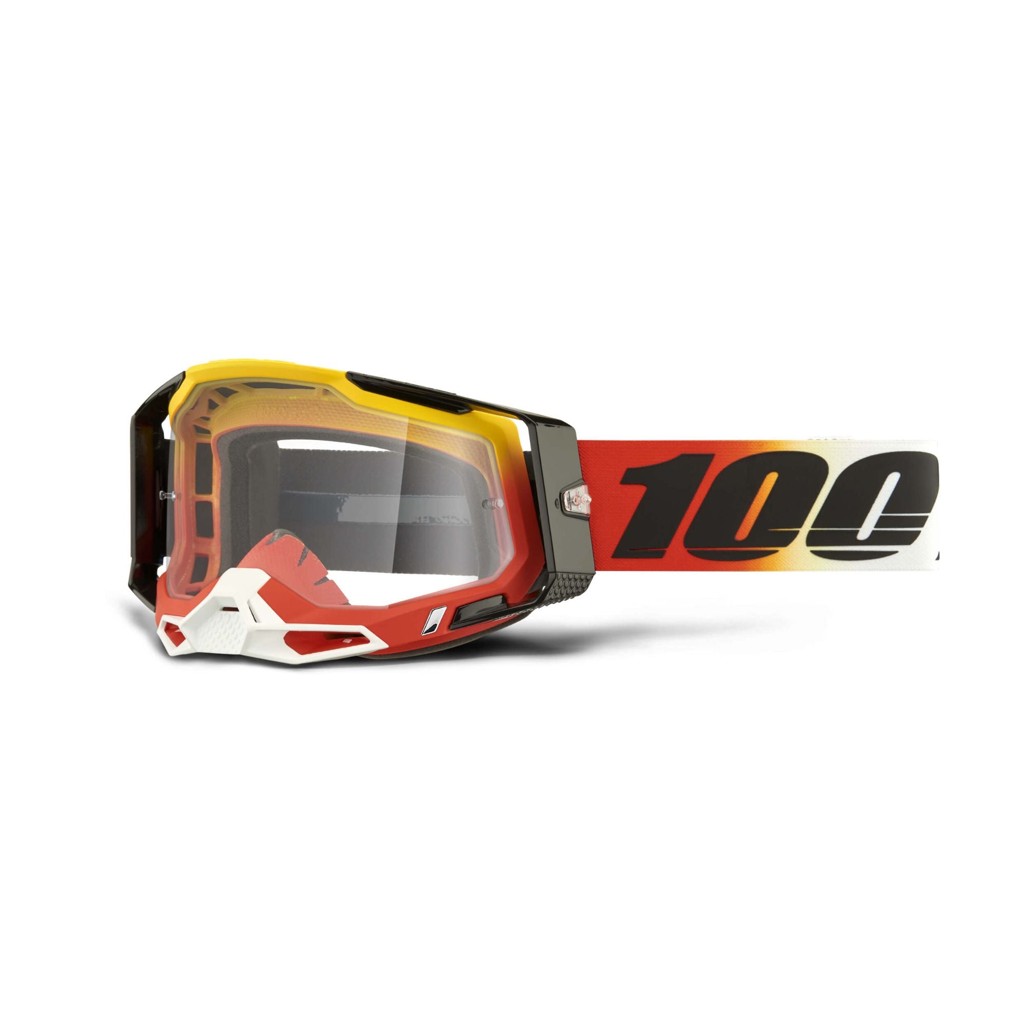 100% Racecraft 2 Goggles Ogusto / Clear Lens FREE 1 YEAR Returns, FREE UK Delivery | ThrottleChimp