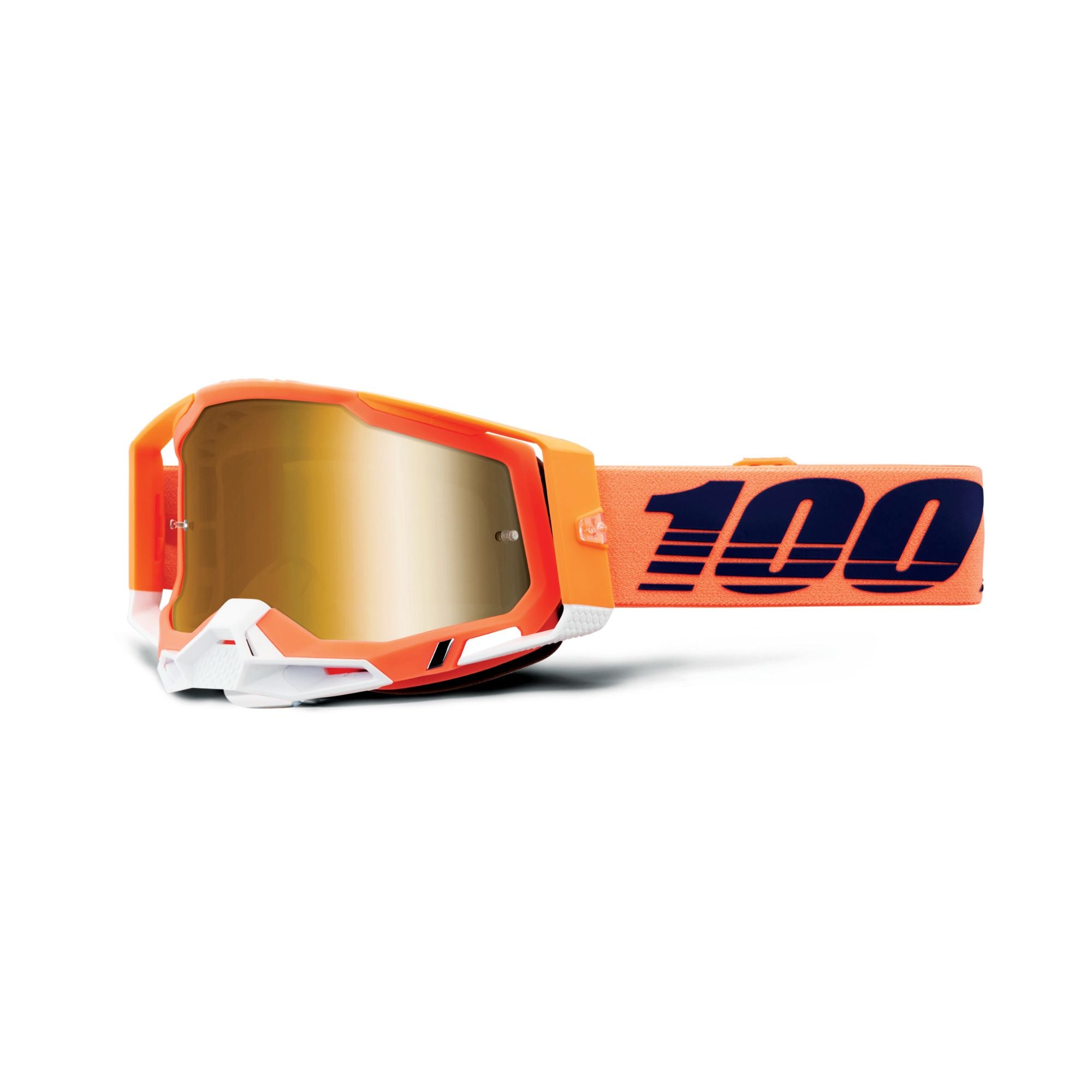 100% Racecraft 2 Goggles Coral / Mirror True Gold Lens FREE 1 YEAR Returns, FREE UK Delivery | ThrottleChimp