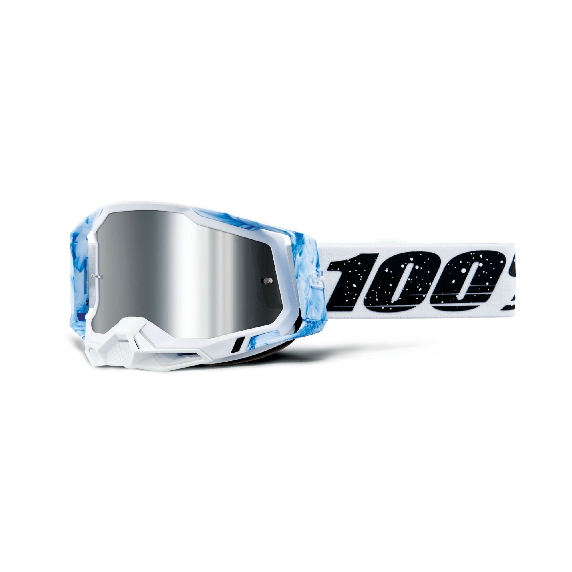 100% Racecraft 2 Goggles Mixos / Mirror Silver Flash Lens FREE 1 YEAR Returns, FREE UK Delivery | ThrottleChimp