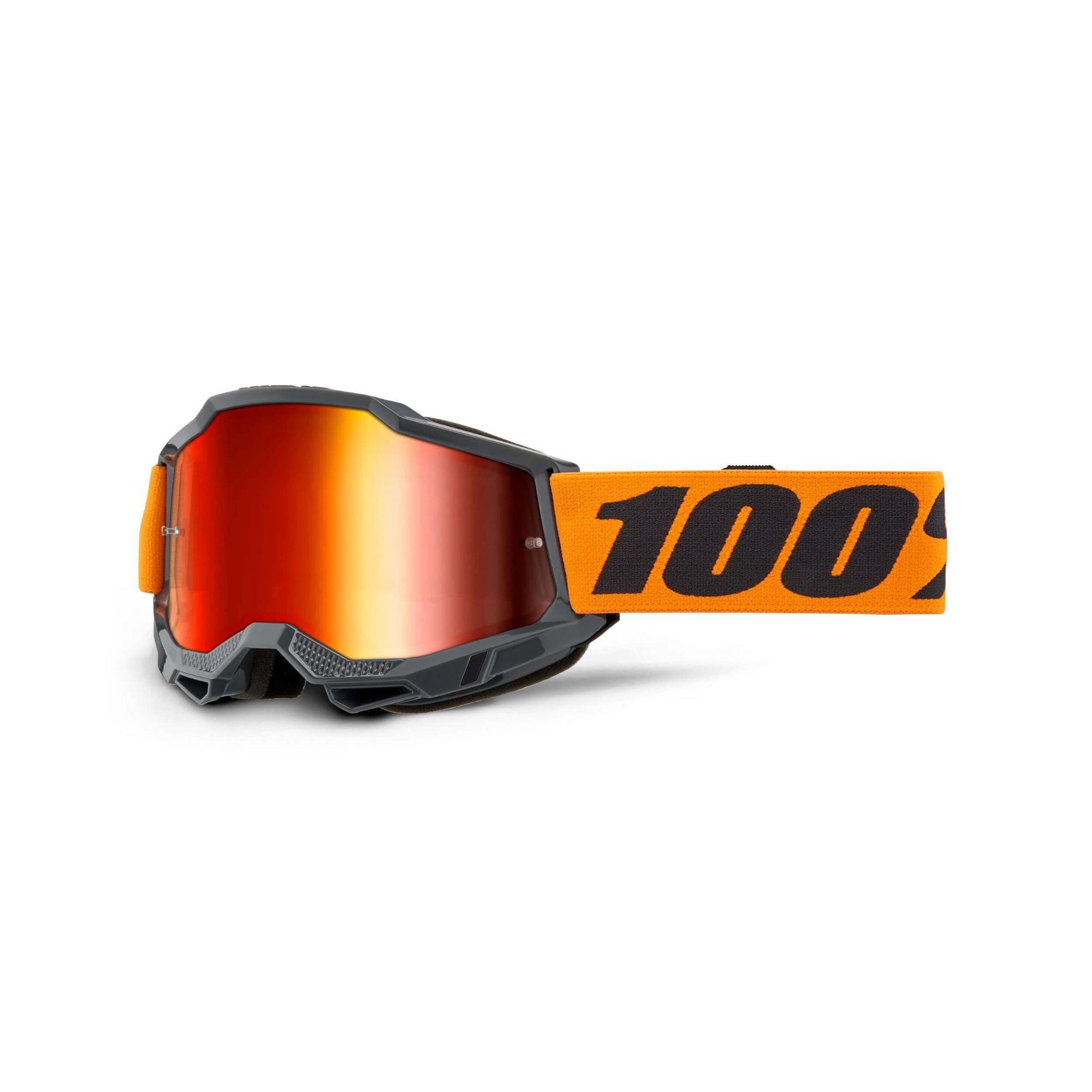 100% Accuri 2 Goggles Orange / Mirror Red Lens FREE 1 YEAR Returns, FREE UK Delivery | ThrottleChimp