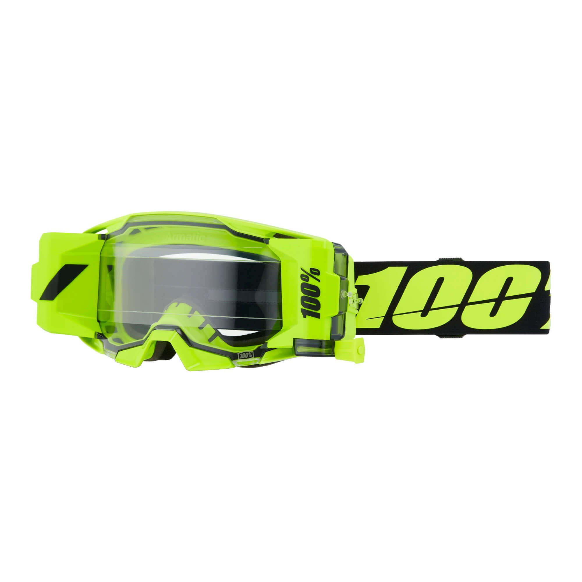 100% ARmatic Forecast Goggles Neon Yellow / Clear FREE 1 YEAR Returns, FREE UK Delivery | ThrottleChimp