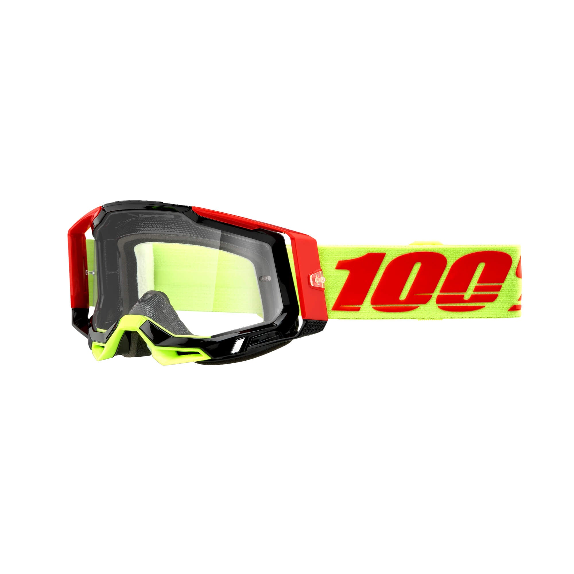 100% Racecraft 2 Goggles Wiz / Clear Lens FREE 1 YEAR Returns, FREE UK Delivery | ThrottleChimp