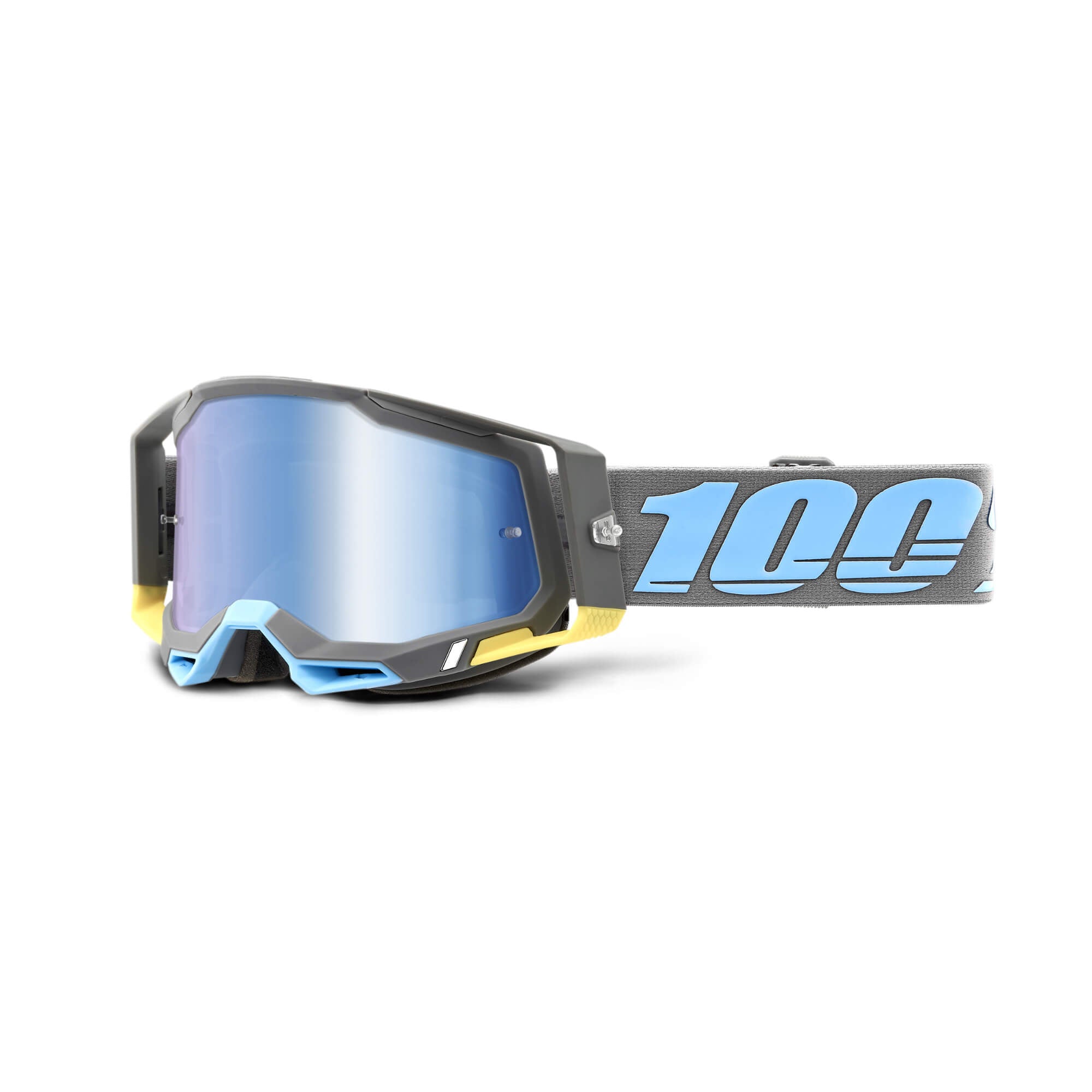 100% Racecraft 2 Goggles Trinidad / Blue Mirror Lens FREE 1 YEAR Returns, FREE UK Delivery | ThrottleChimp