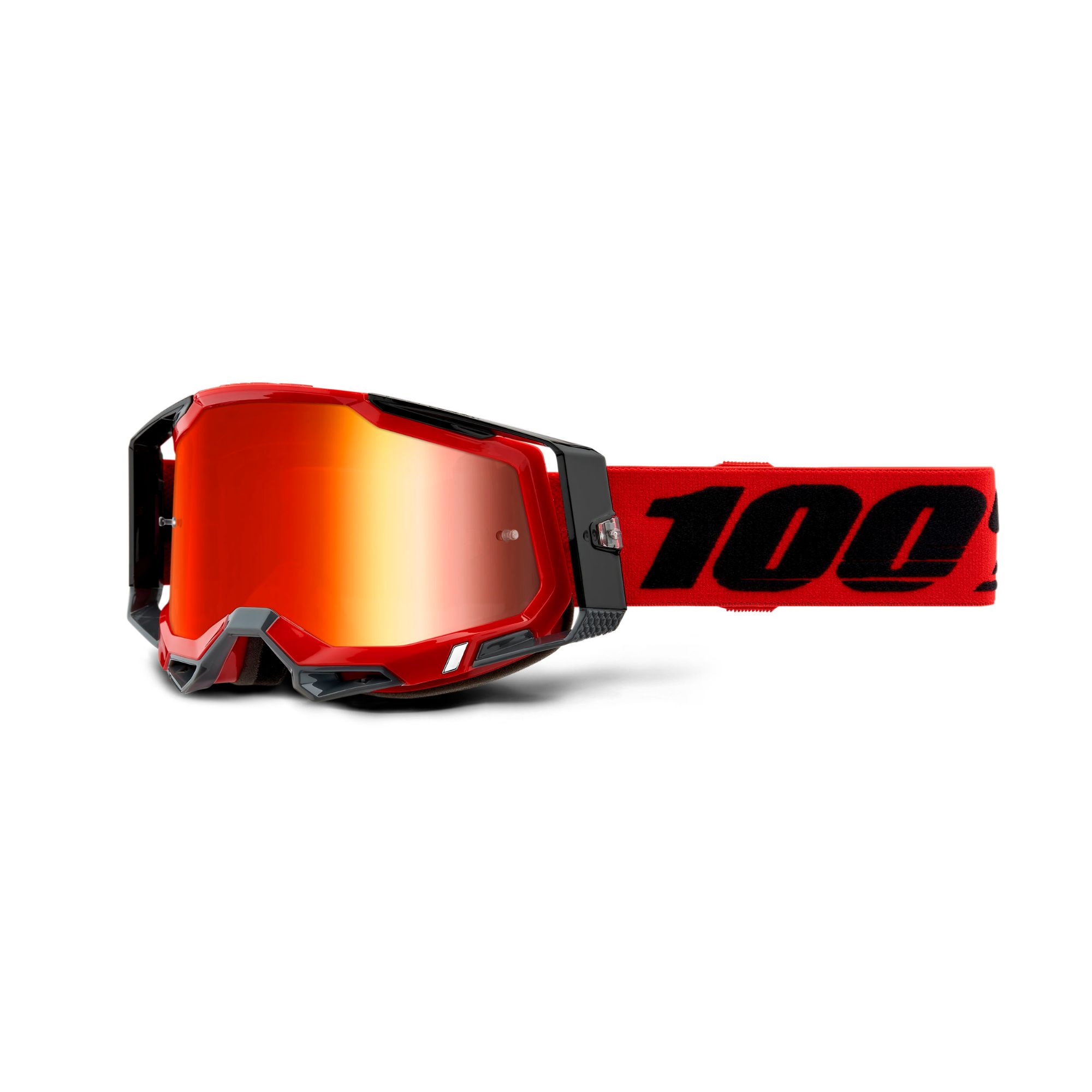 100% Racecraft 2 Goggles Red / Red Mirror Lens FREE 1 YEAR Returns, FREE UK Delivery | ThrottleChimp