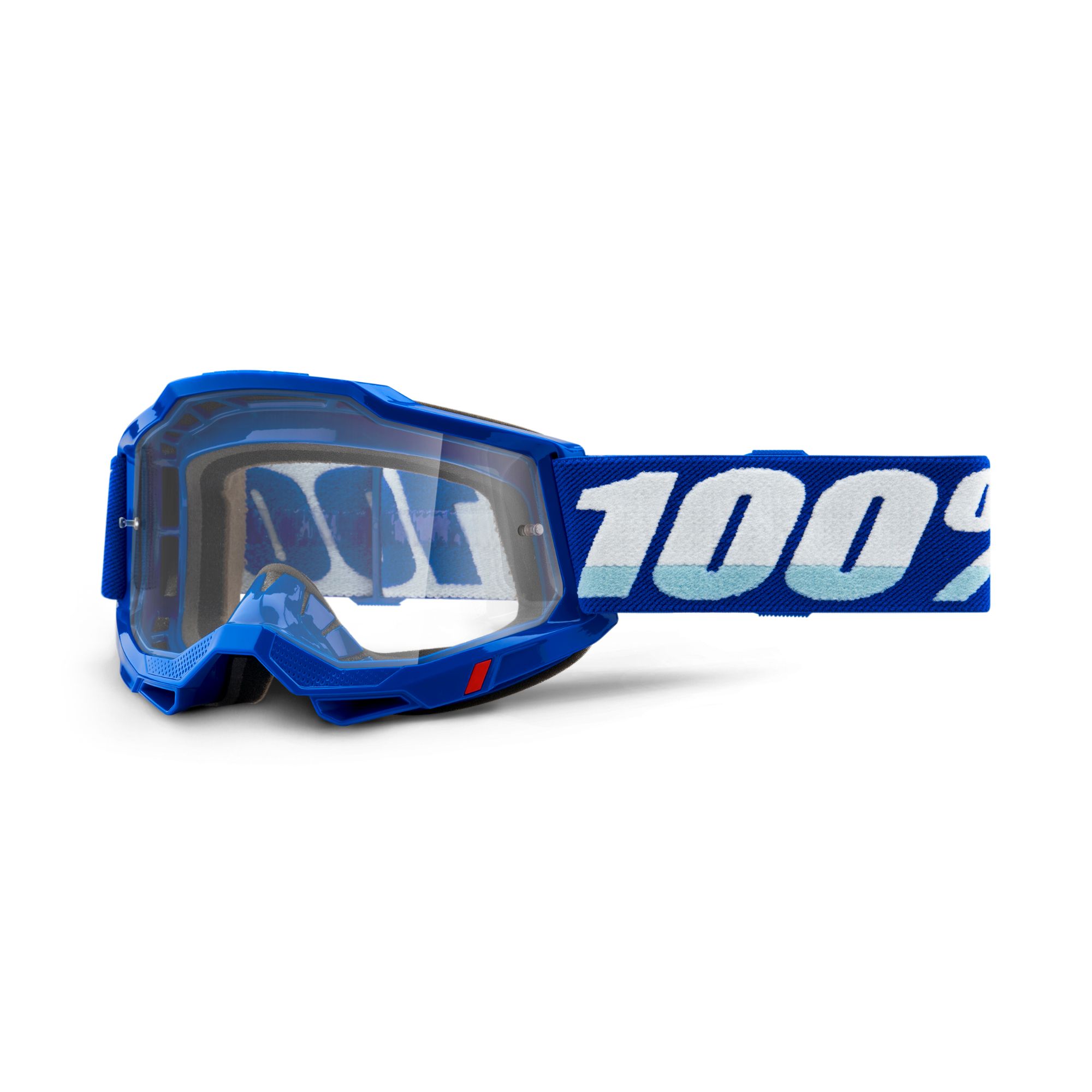 100% Accuri 2 OTG Goggles Blue / Clear Lens FREE 1 YEAR Returns, FREE UK Delivery | ThrottleChimp