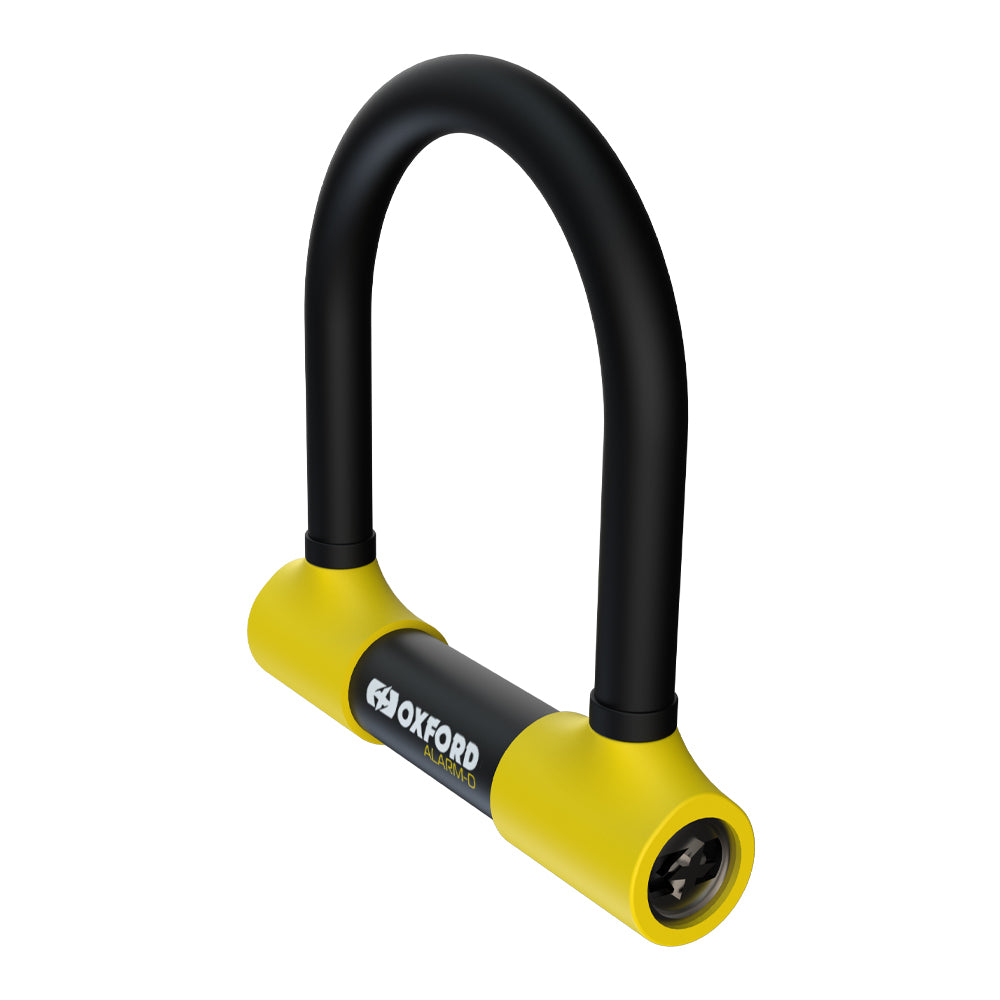 Oxford Alarm-D Security Disc Lock Black / Yellow - 200mm x 196mm x 16mm FREE 1 YEAR Returns, FREE UK Delivery | ThrottleChimp