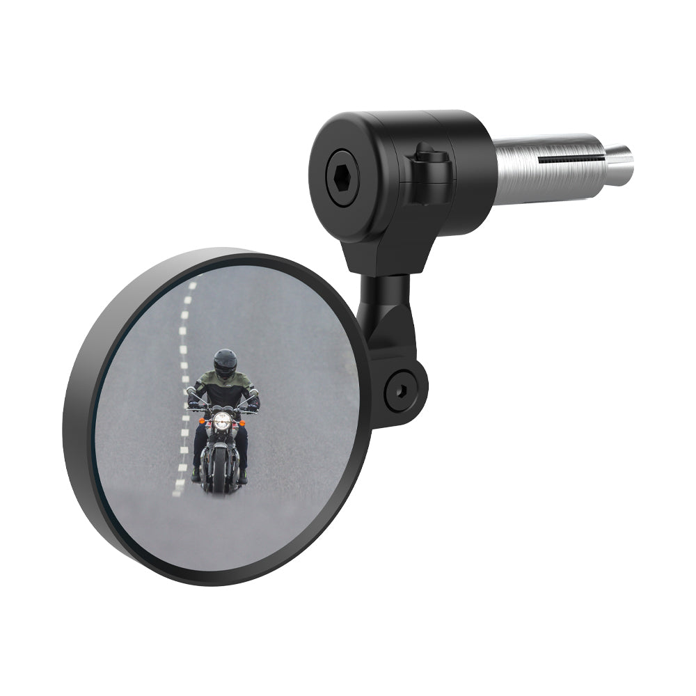 Oxford Cafe Universal Bar End Mirror Black FREE 1 YEAR Returns, FREE UK Delivery | ThrottleChimp