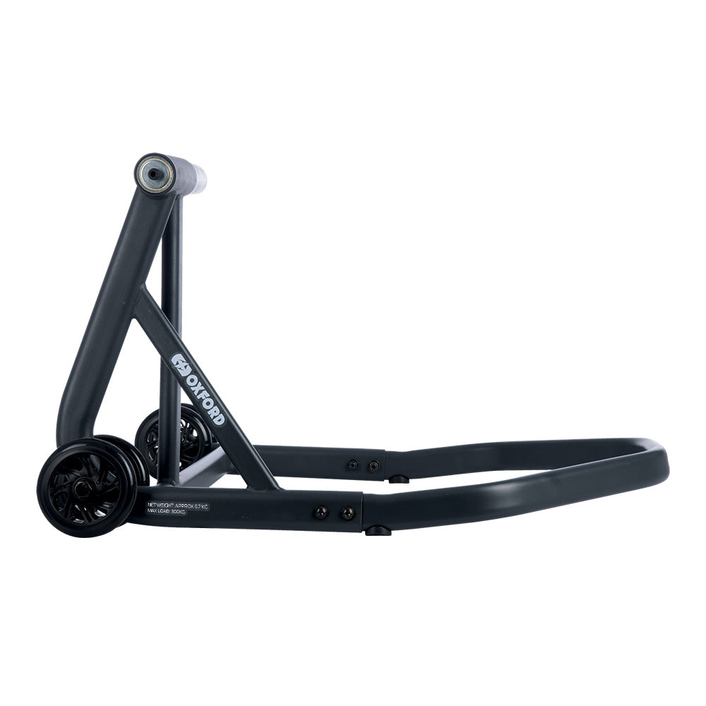 Oxford ZERO-G Single Sided Paddock Stand Grey (Image 4) - ThrottleChimp