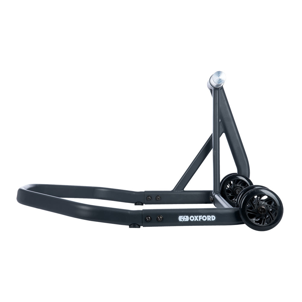 Oxford ZERO-G Single Sided Paddock Stand Grey (Image 3) - ThrottleChimp