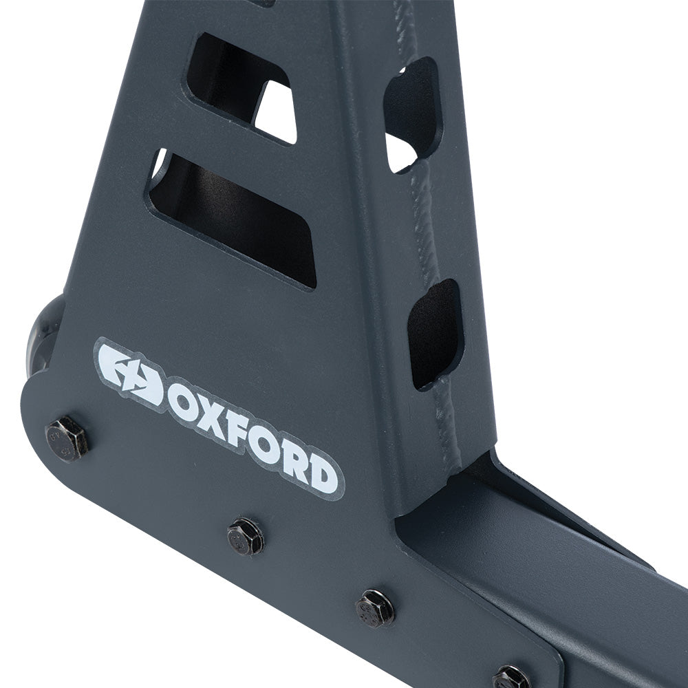 Oxford Zero-G Lite Rear Paddock Stand Black (Image 7) - ThrottleChimp