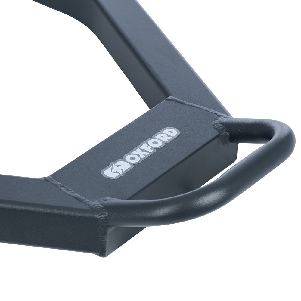 Oxford Zero-G Lite Front Paddock Stand Black (Image 7) - ThrottleChimp