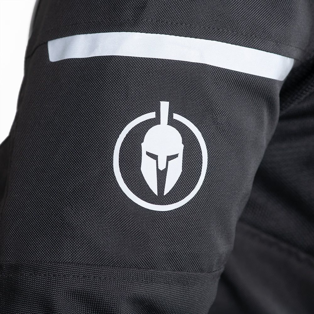 Spartan Air Textile Jacket Stealth Black FREE 1 YEAR Returns, FREE UK Delivery | ThrottleChimp