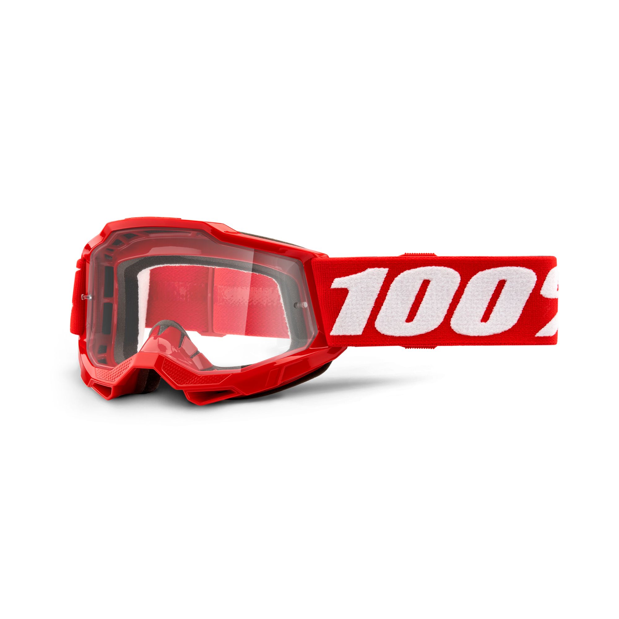 100% Accuri 2 Youth Goggles Red / Clear Lens FREE 1 YEAR Returns, FREE UK Delivery | ThrottleChimp