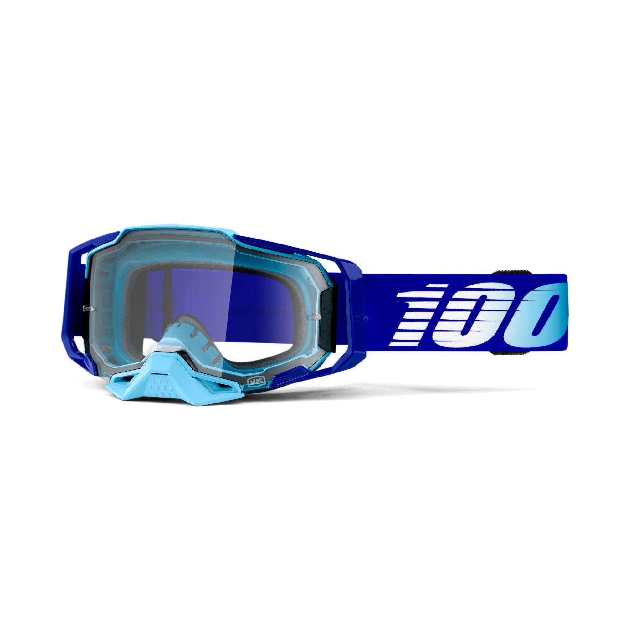 100% Armega Goggles Royal / Clear Lens FREE 1 YEAR Returns, FREE UK Delivery | ThrottleChimp