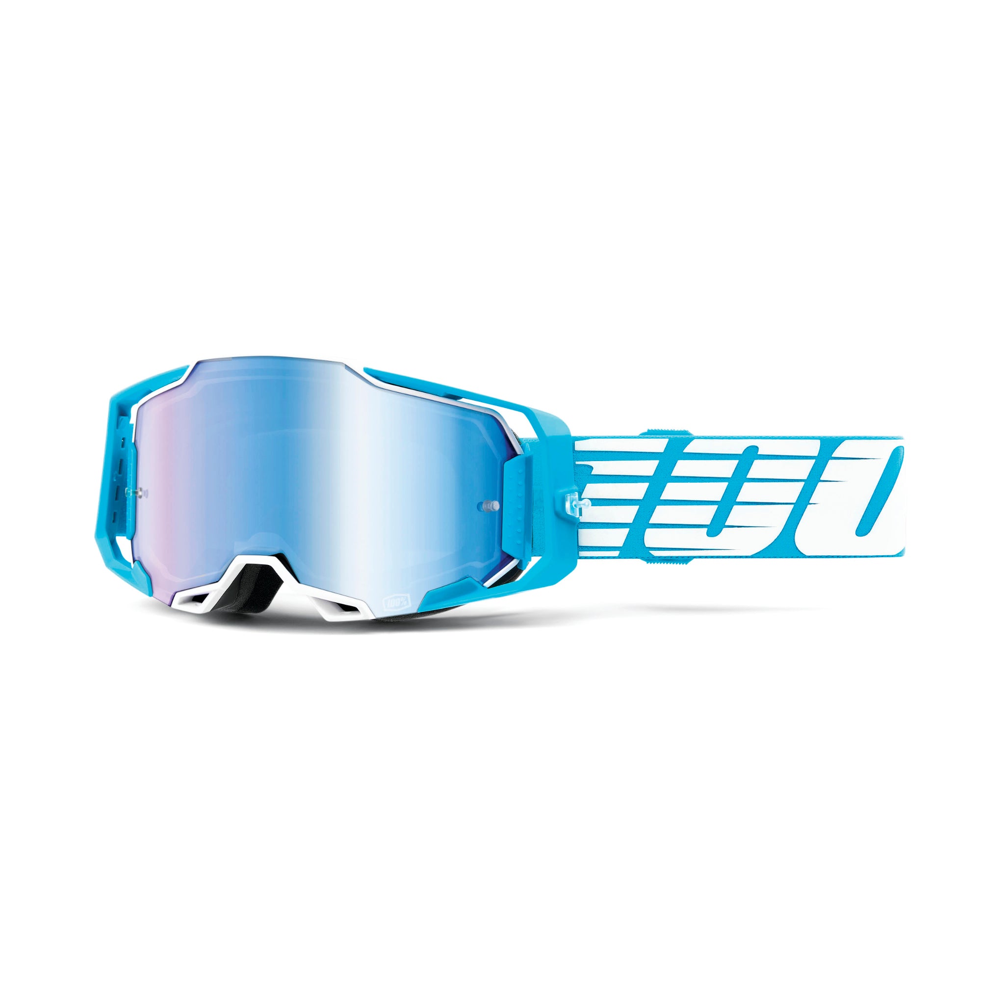 100% Armega Goggles Sky / Mirror Blue Lens FREE 1 YEAR Returns, FREE UK Delivery | ThrottleChimp