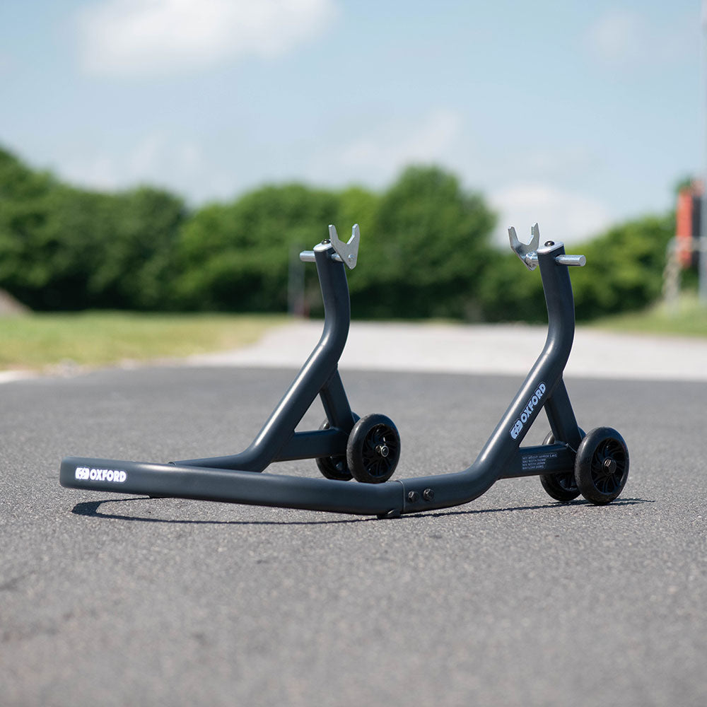 Oxford Zero-G Rear Paddock Stand Grey (Image 10) - ThrottleChimp