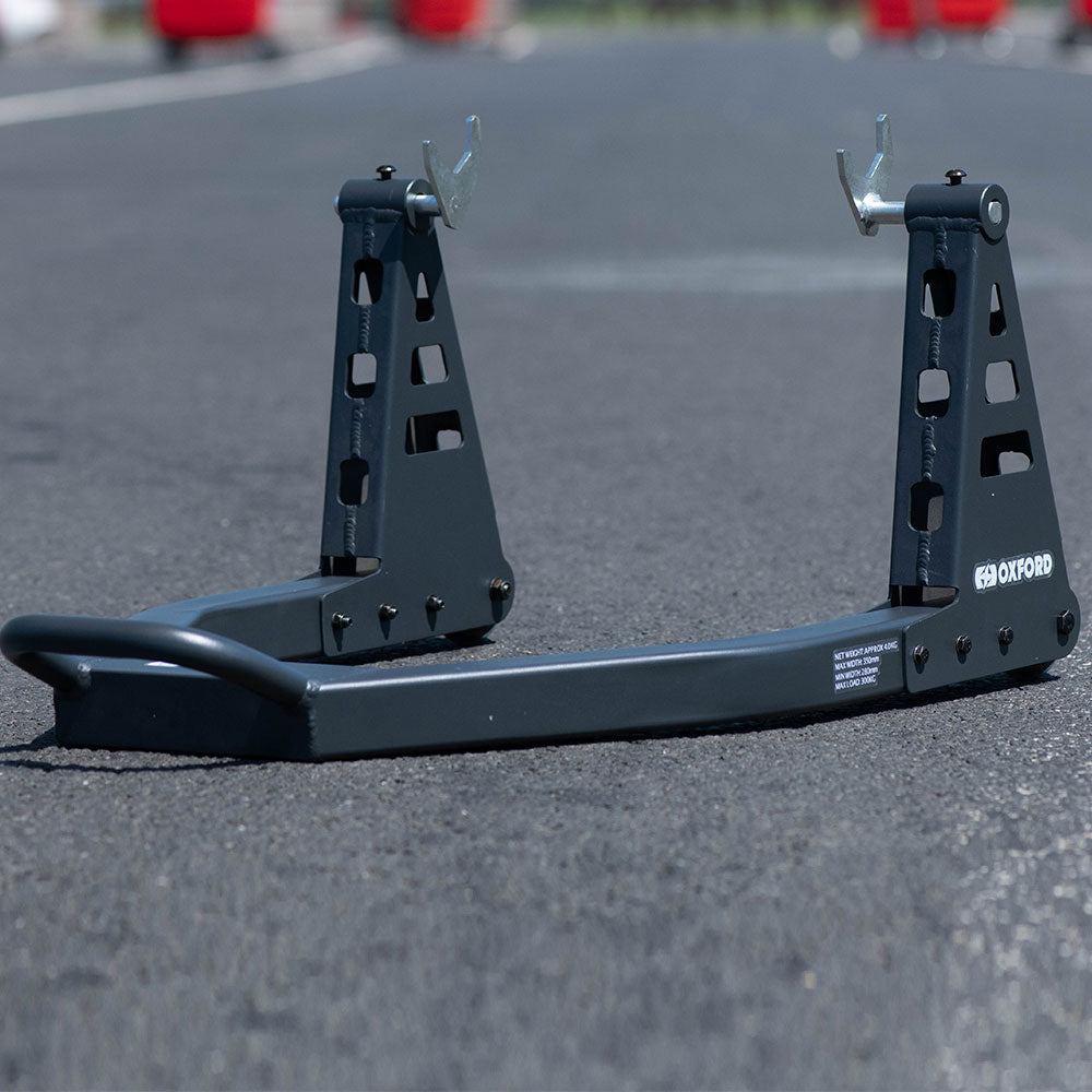 Oxford Zero-G Lite Rear Paddock Stand Black FREE 1 YEAR Returns, FREE UK Delivery | ThrottleChimp