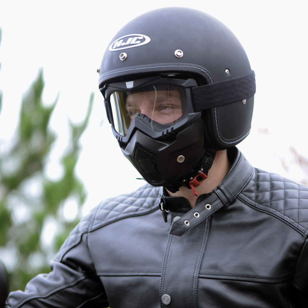 Oxford Assault Mask Black (Image 2) - ThrottleChimp