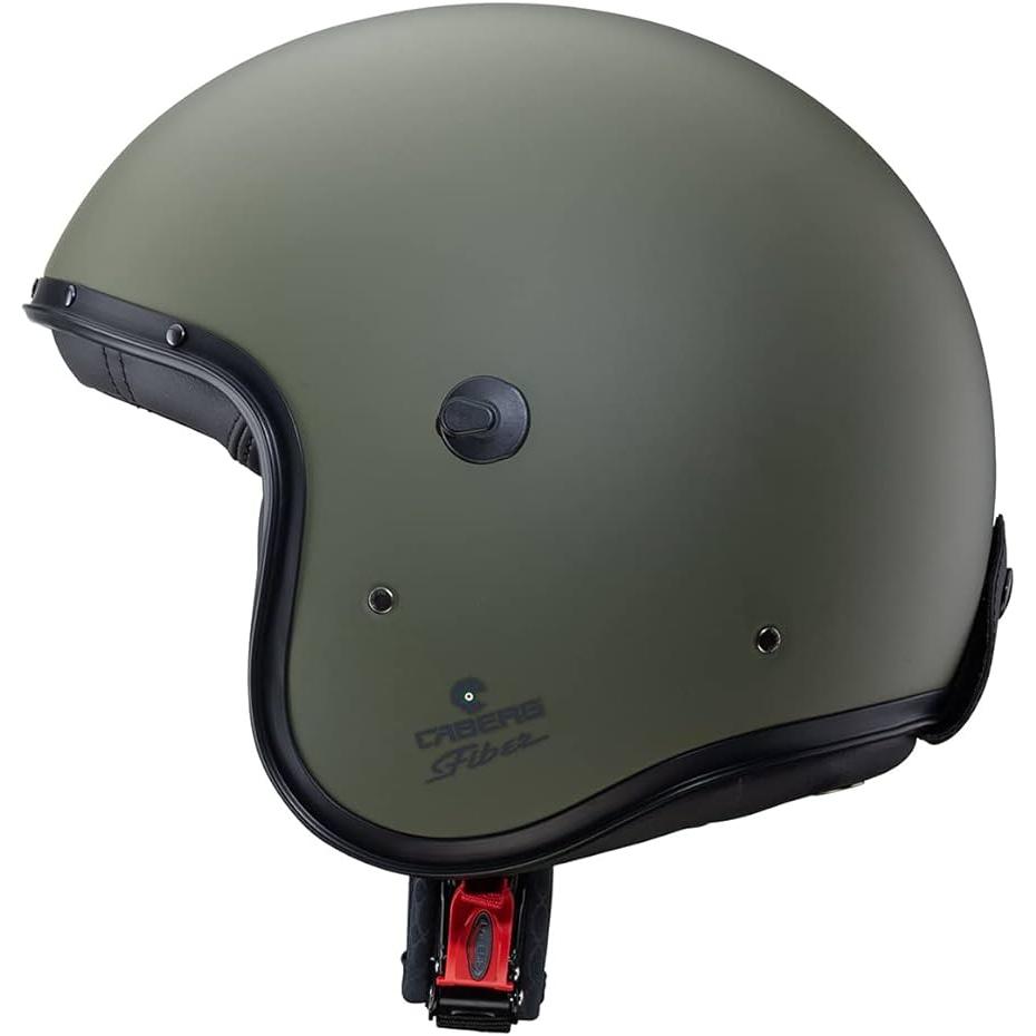 Caberg Freeride Plain Open Face Helmet Matt Green FREE 1 YEAR Returns, FREE UK Delivery | ThrottleChimp