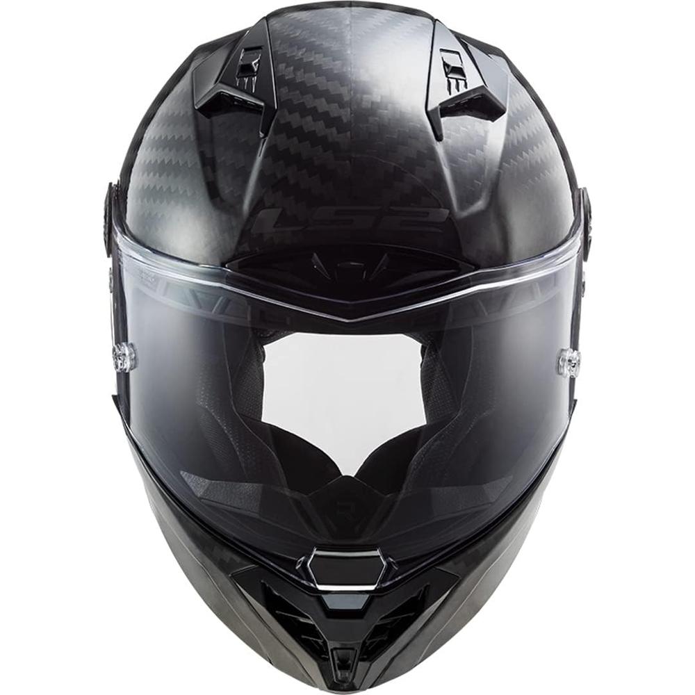 LS2 FF805 Thunder Carbon ECE 22.06 Full Face Helmet Gloss Carbon (Image 2) - ThrottleChimp