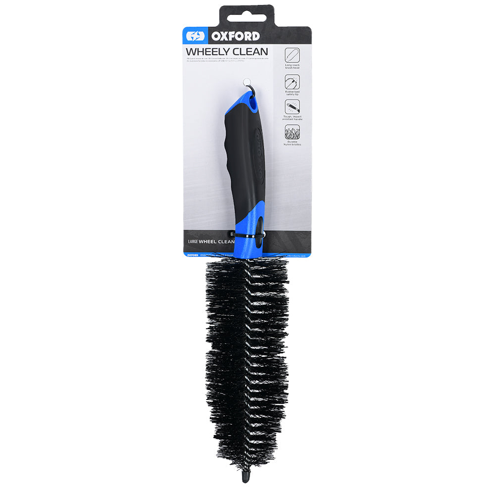 Oxford Wheely Clean Brush For Motorcycle Tyres (Image 2) - ThrottleChimp