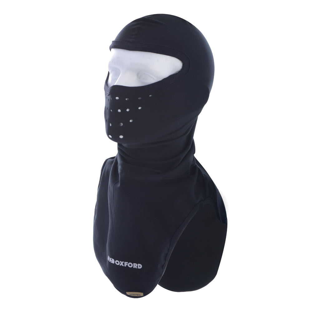 Oxford Deluxe Micro Fibre Balaclava Black FREE 1 YEAR Returns, FREE UK Delivery | ThrottleChimp