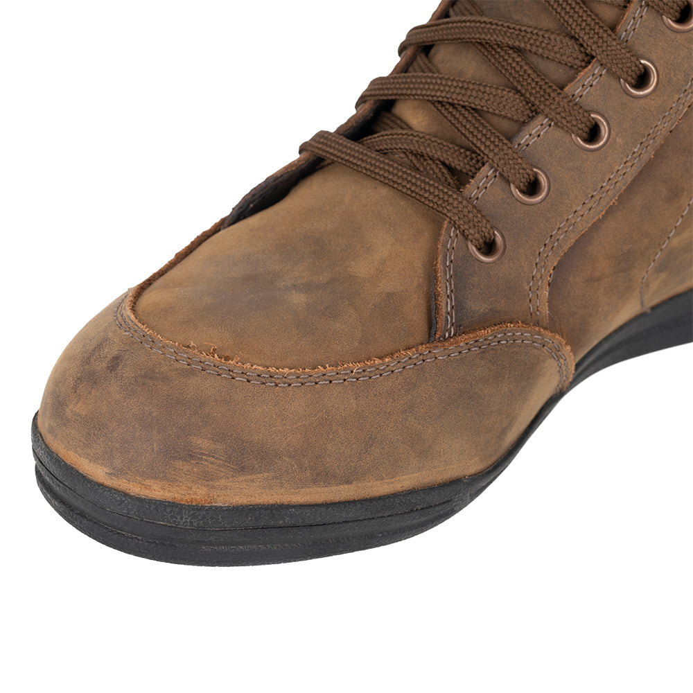 Oxford Kickback All Weather Boots Brown (Image 6) - ThrottleChimp