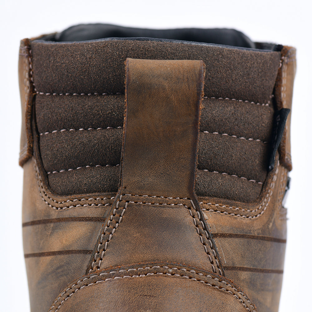 Oxford Kickback All Weather Boots Brown (Image 3) - ThrottleChimp