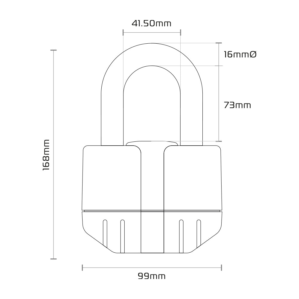 Oxford Boss Alarm 16mm Chain Lock Black FREE 1 YEAR Returns, FREE UK Delivery | ThrottleChimp