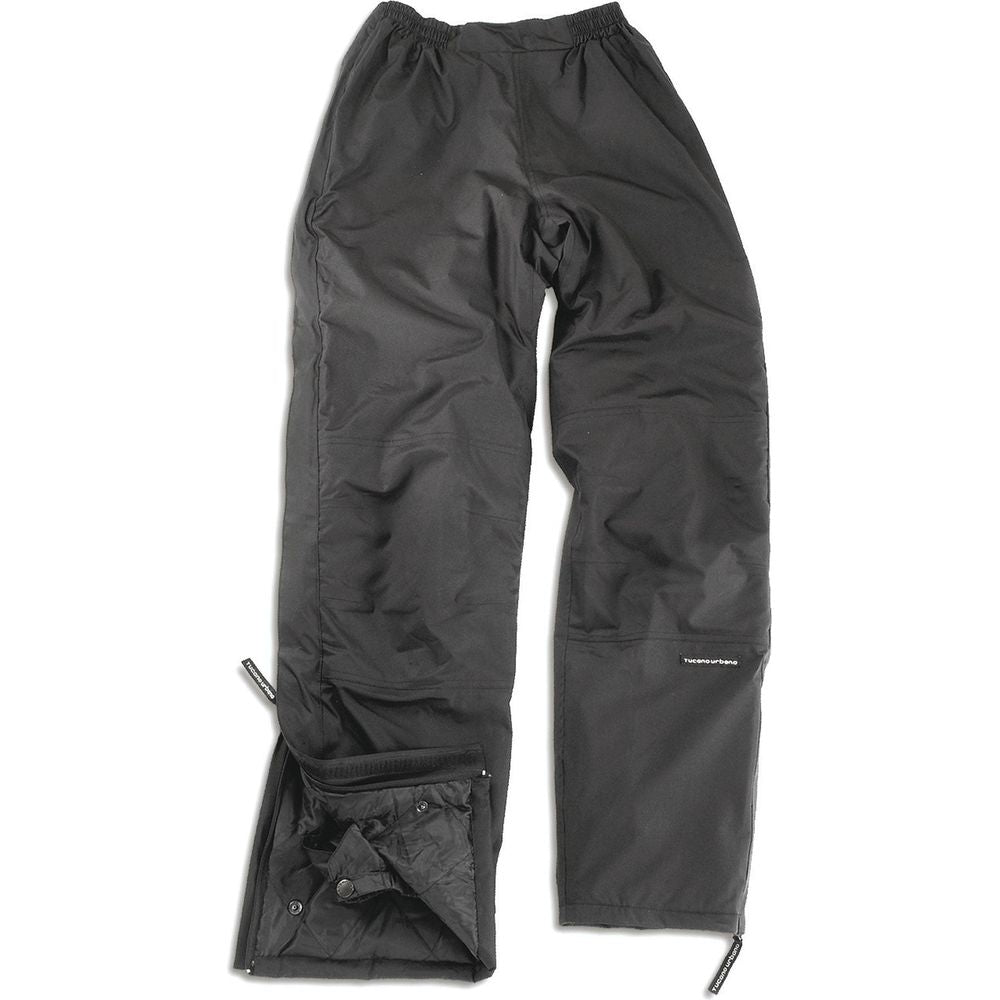 Tucano Urbano Padded Diluvio Rain Trouser Black FREE 1 YEAR Returns, FREE UK Delivery | ThrottleChimp