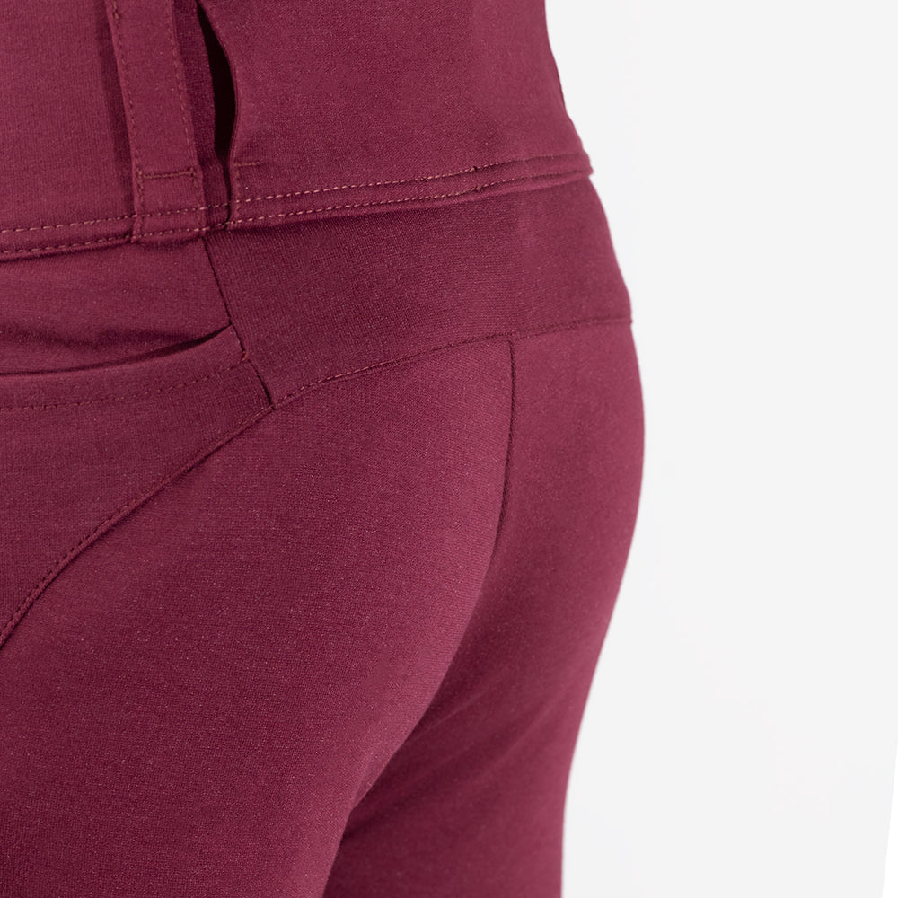 Oxford Super 2.0 Ladies Leggings Burgundy (Image 5) - ThrottleChimp