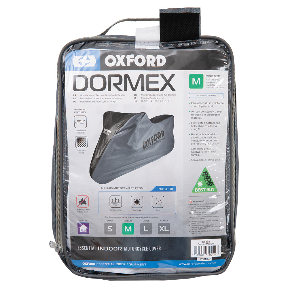 Oxford Dormex Indoor Cover Black / Grey (Image 2) - ThrottleChimp