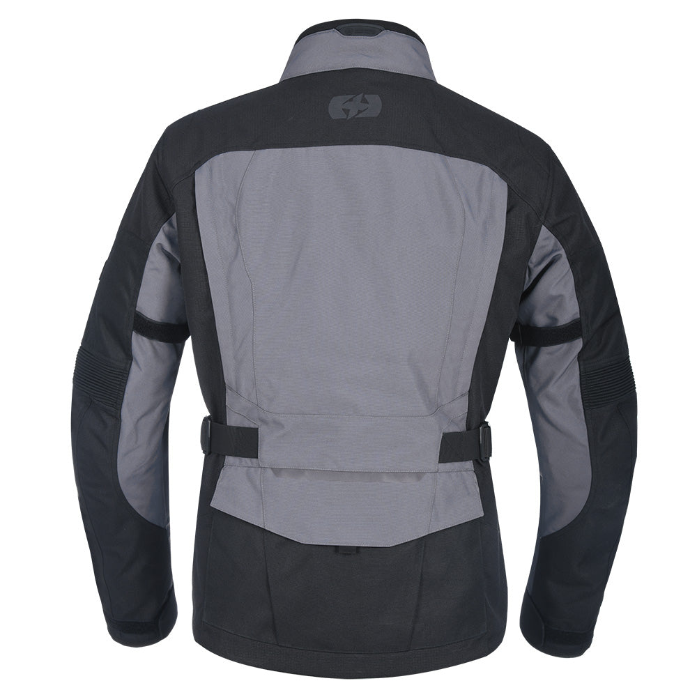 Oxford Continental Advanced Textile Jacket Tech Grey (Image 4) - ThrottleChimp