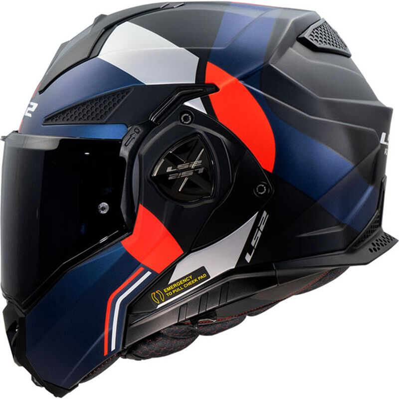 LS2 FF901 Advant X Flip-Up Helmet Ultra Blue / Red