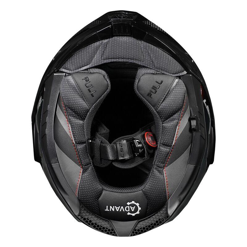 LS2 FF901 Advant X Carbon ECE 22.06 Flip-Up Helmet Solid Carbon (Image 5) - ThrottleChimp