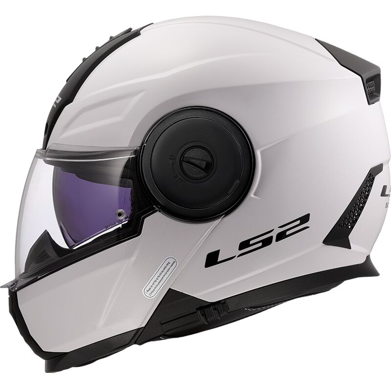 LS2 FF902 Scope 2 Flip-Up Helmet Solid Gloss White