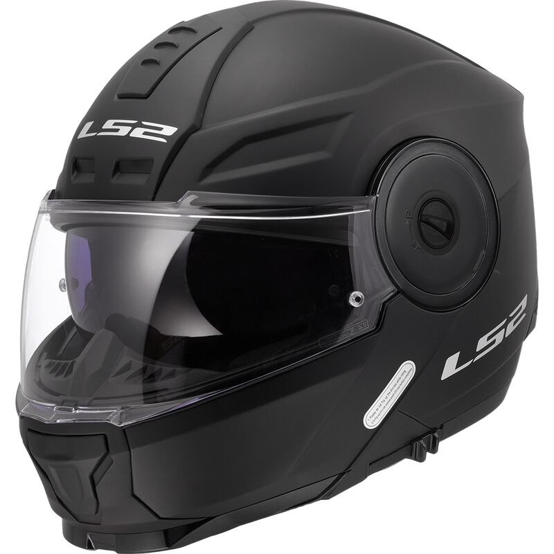 LS2 FF902 Scope 2 Flip-Up Helmet Solid Matt Black FREE 1 YEAR Returns, FREE UK Delivery | ThrottleChimp