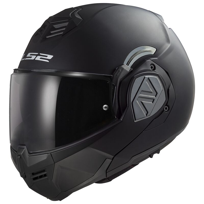 LS2 FF906 Advant Flip-Up Helmet Solid Matt Black FREE 1 YEAR Returns, FREE UK Delivery | ThrottleChimp