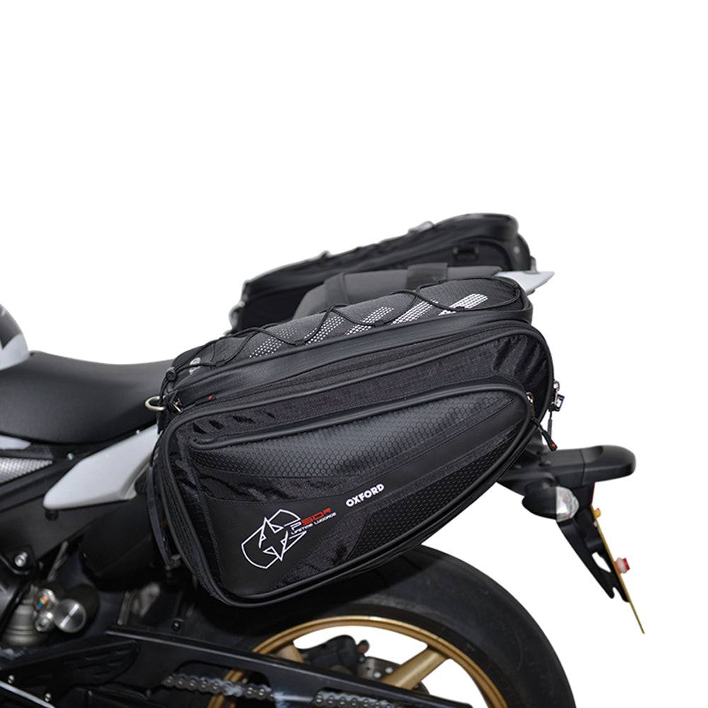 Oxford P50R Pannier Bag Black - 50 Litres FREE 1 YEAR Returns, FREE UK Delivery | ThrottleChimp