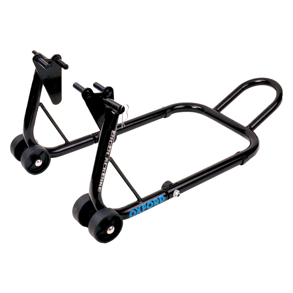 Oxford Big Black Bike Front Paddock Stand - ThrottleChimp