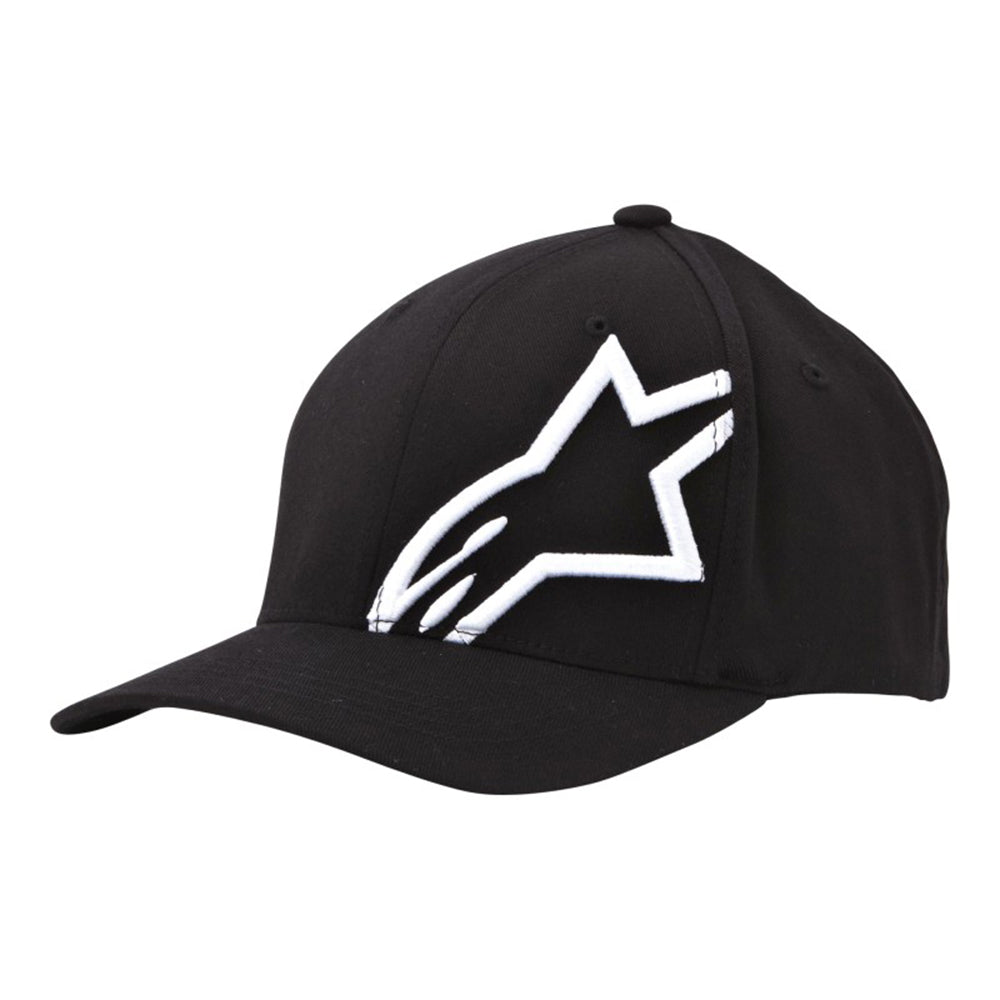 Alpinestars Corp Shift 2 Flexfit Cap Black / White - ThrottleChimp