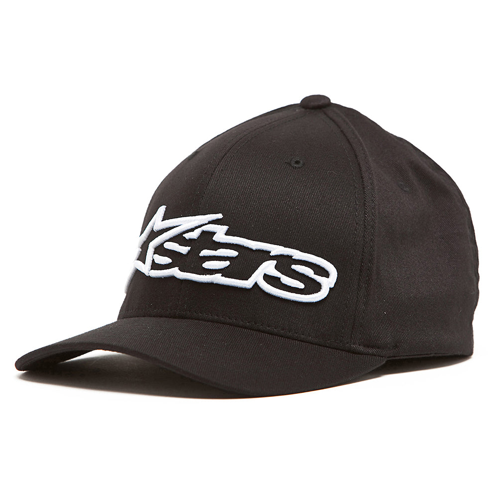 Alpinestars Blaze Flexfit Cap Black / White - ThrottleChimp