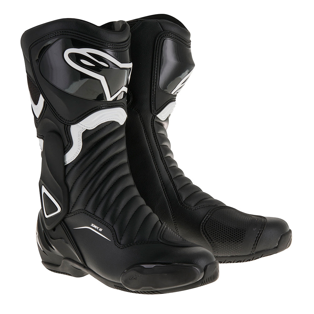 Alpinestars SMX 6 V2 Boots Black / White - ThrottleChimp