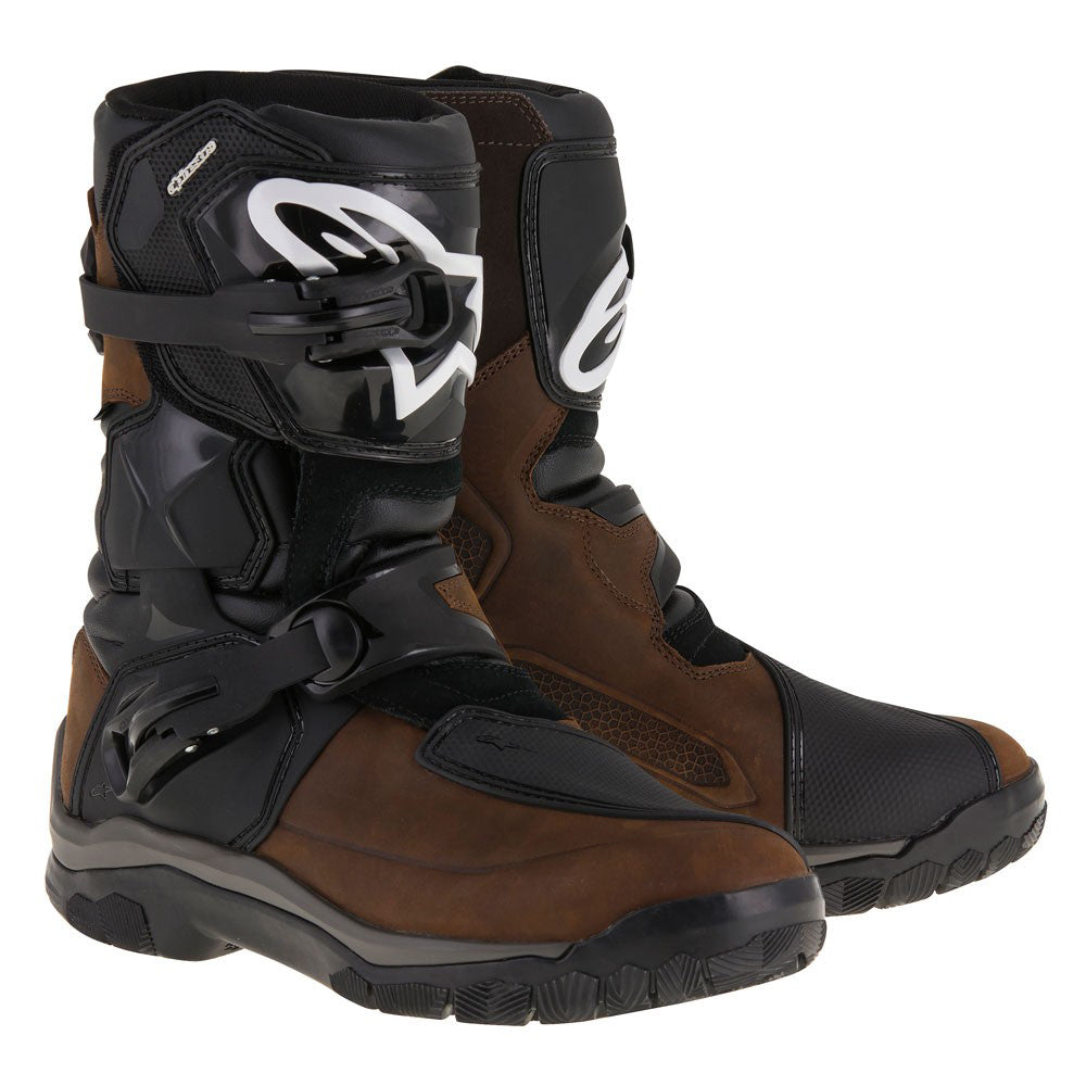 Alpinestars Belize Drystar Waterproof Boots Oiled Leather Brown / Black - ThrottleChimp