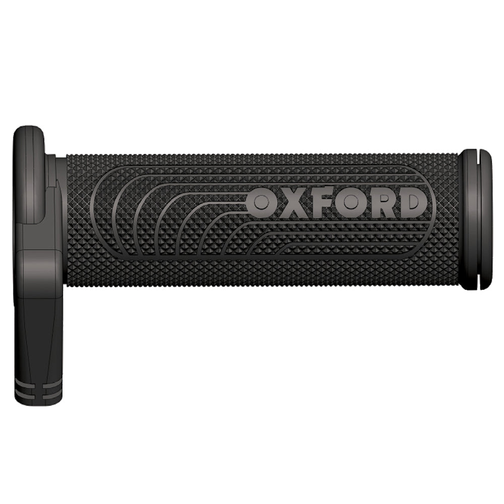 Oxford Spare Right-Hand Grip For Sport HotGrips Black - ThrottleChimp