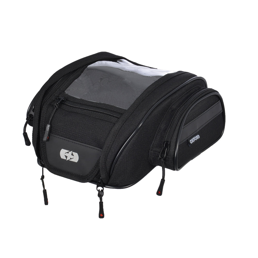 Oxford F1 Magnetic Mini Tank Bag Black - 7 Litres - ThrottleChimp