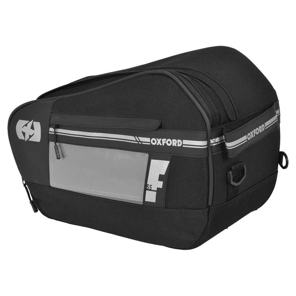 Oxford F1 Large Pannier Bag Black - 55 Litres - ThrottleChimp