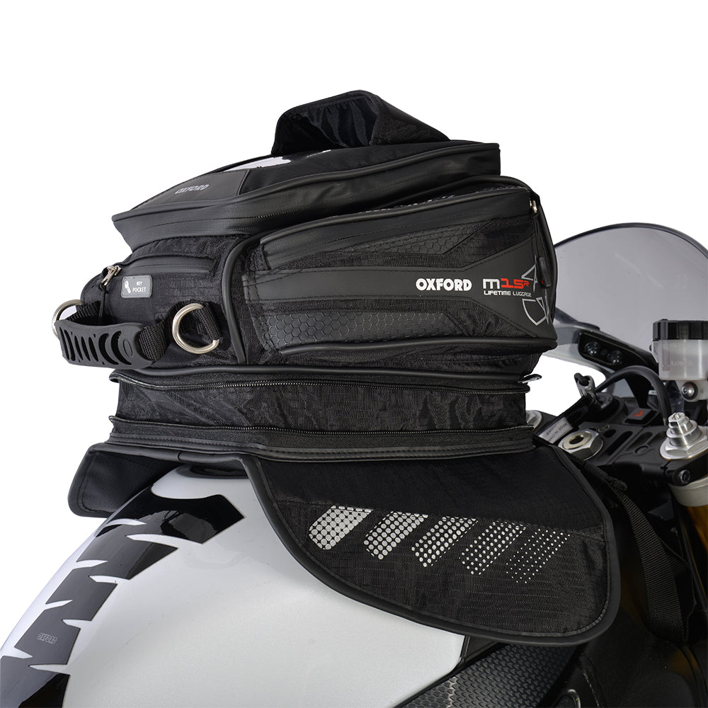 Oxford M15R Tank Bag Black - 15 Litres - ThrottleChimp