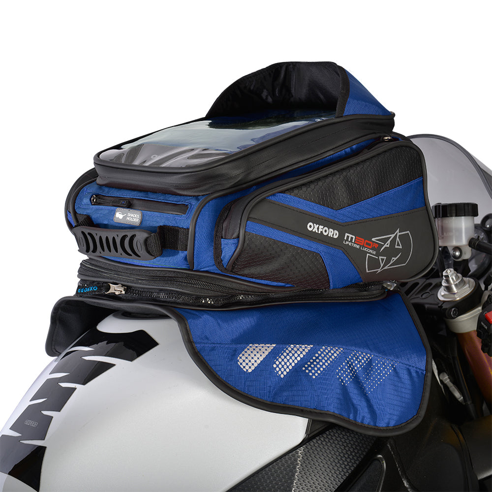 Oxford M30R Tank Bag Blue - 30 Litres - ThrottleChimp